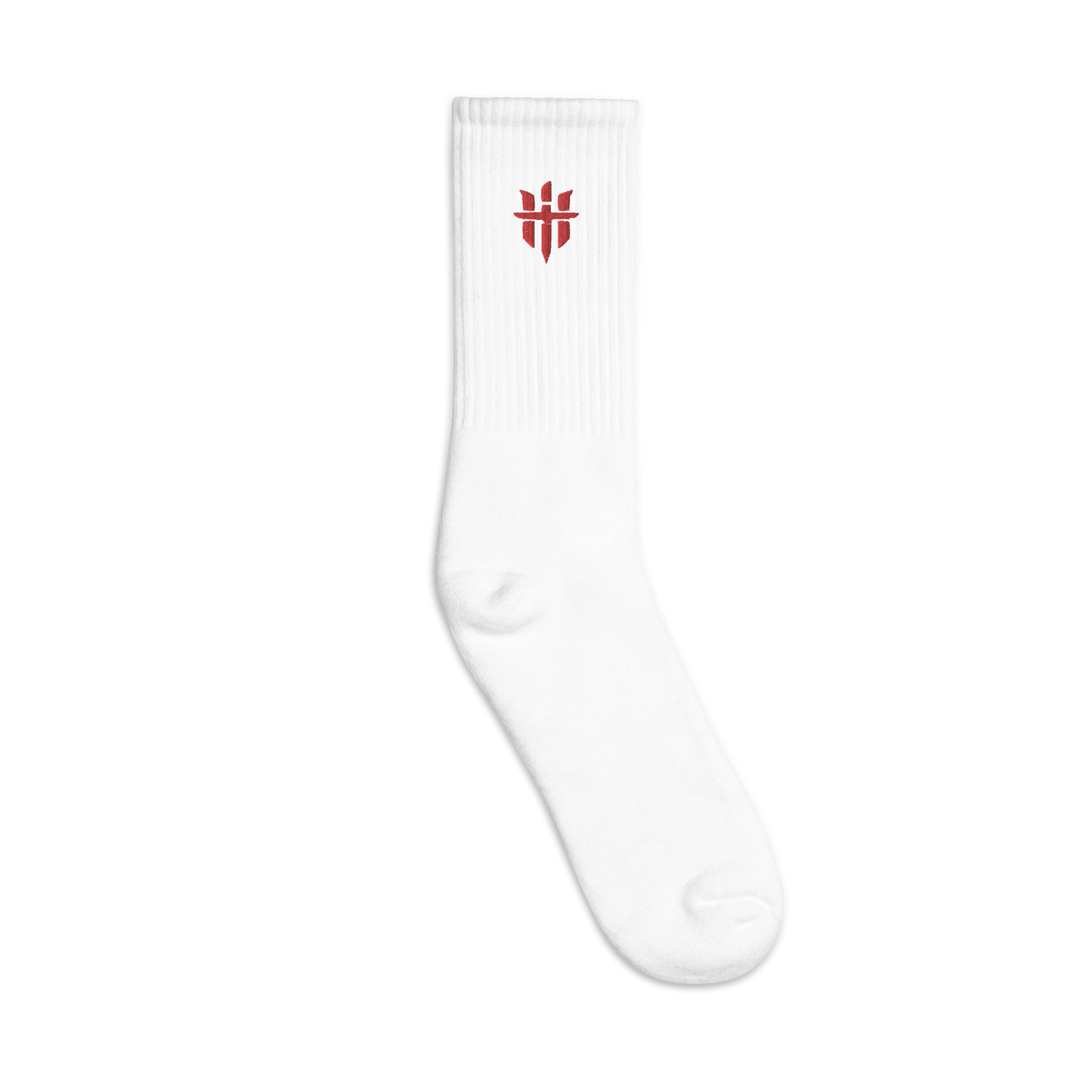 Heretics Logo White Socks