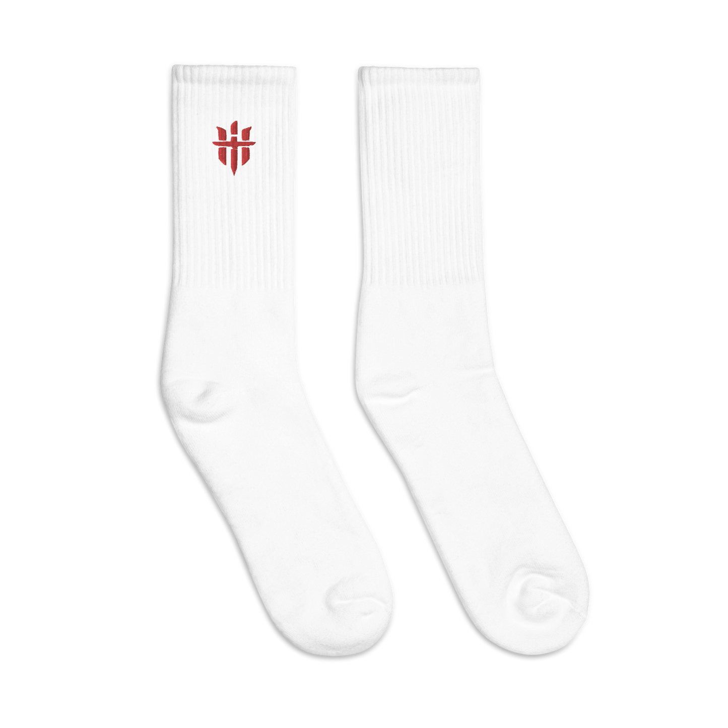 Heretics Logo White Socks